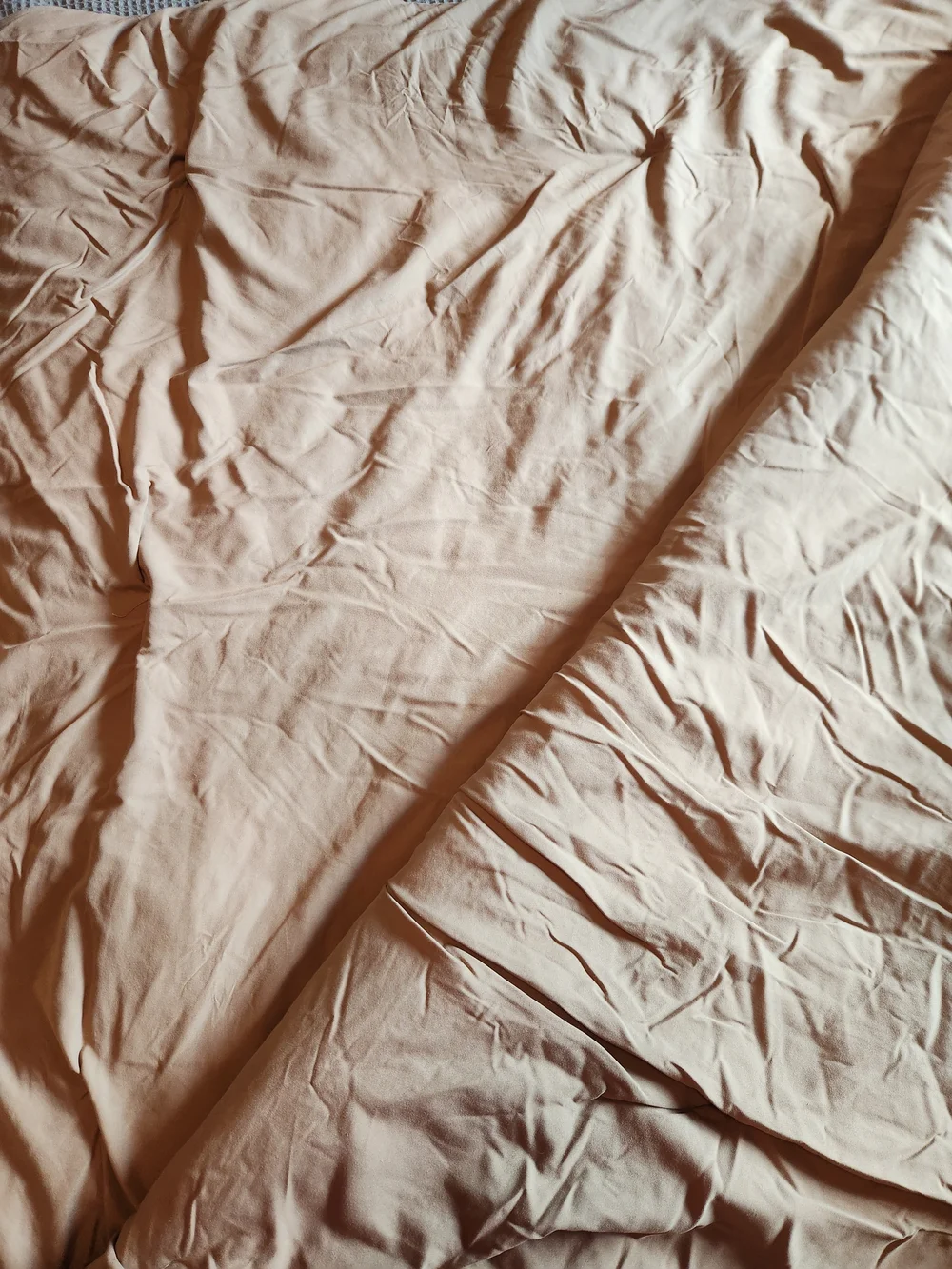 JCPenney Queen Sized Light Brown Patchwork Comforter